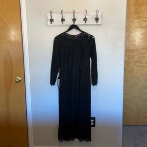 NWT black lace dress